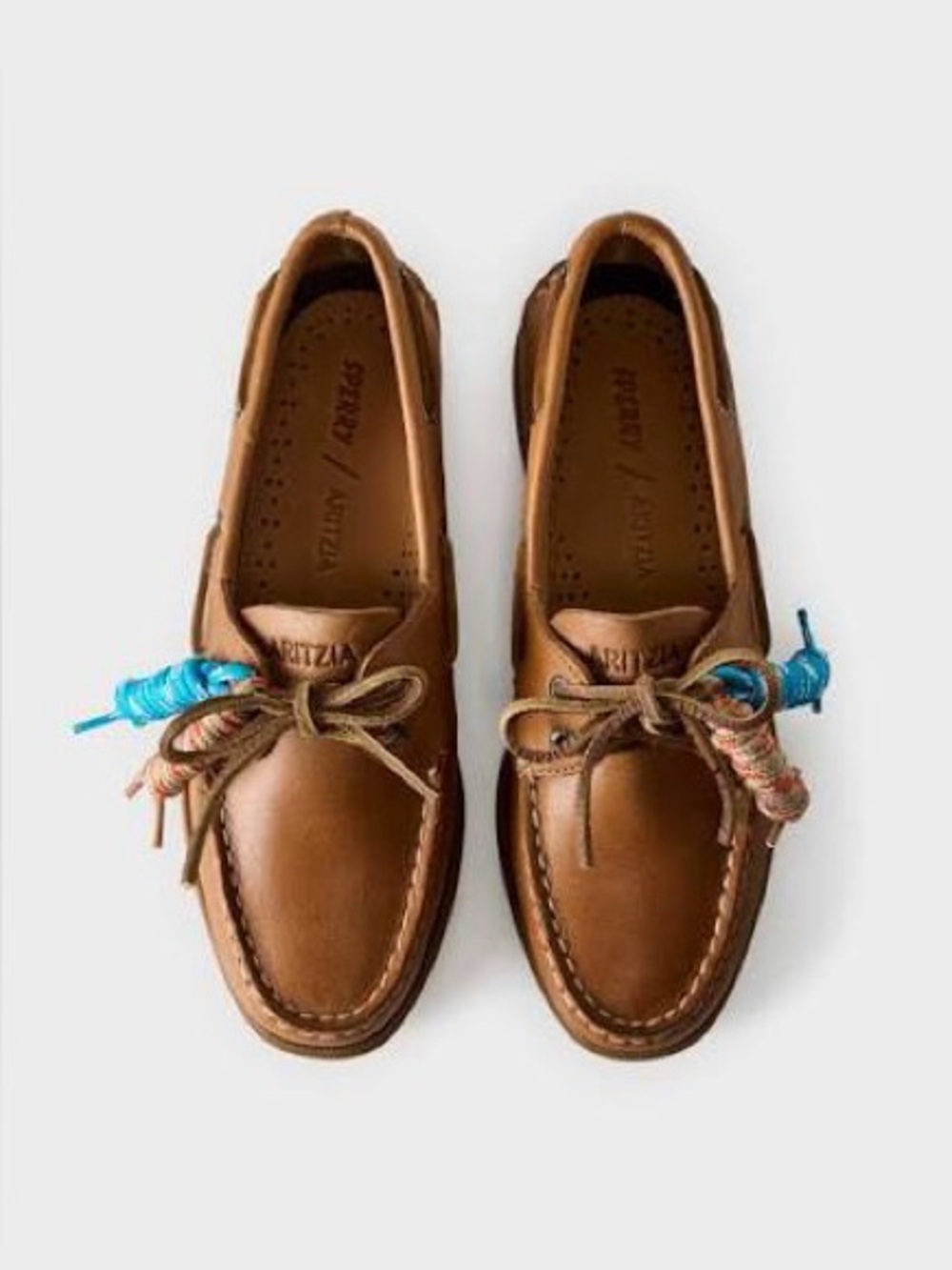 AritziaxSperry Boat shoe in sand